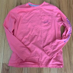 Vineyard vines pink long sleeve